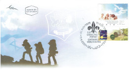 C11 : Israel : Century Of World Scouting FDC - Scout, Jamboree - Storia Postale