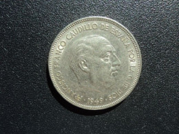 ESPAGNE : 5 PESETAS   1949 (19) (50) **   KM 778     SUP * - 5 Pesetas