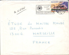 DANEMARK SEUL SUR LETTRE POUR LA FRANCE 1974 - Cartas & Documentos