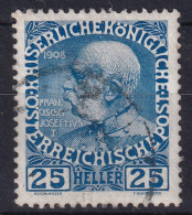 AUSTRIA 1908 - Canceled - ANK 147 I. - ERROR "P"ranciscus - Used Stamps