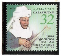 Kazakhstan 2011 . Composer Dina Nurpeisova 1861-1955. 1v: 32.   Michel # 725 - Kazakistan