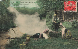 Agriculture * La Vie Aux Champs * Le Feu D'herbes * Ferme * Scène Typique Paysans - Sonstige & Ohne Zuordnung