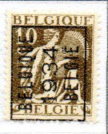 Préo Typo N°  282A  -  283A - Typos 1932-36 (Cérès Et Mercure)