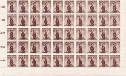 AUSTRIA 1948/52 - MNH - ANK 892 - Bloc Of 50! - Unused Stamps