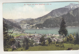 C8025) ST. GILGEN Mit Dem SCHAFBERG - Häuser Kirche Usw. ALT 1906 Brandt No. 717 - St. Gilgen