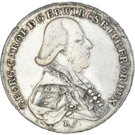 Monnaie, Etats Allemands, WURZBURG, Georg Karl, Thaler, 1795, Würzburg, TTB - Taler & Doppeltaler