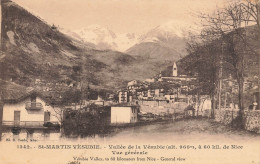 St Martin Vésubie * Vue Générale Sur Le Village Et La Vallée De La Vésubie - Saint-Martin-Vésubie