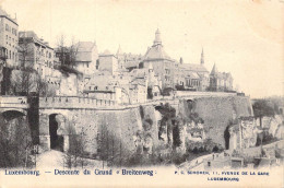 LUXEMBOURG - Descente Du Grund " Breitenweg " - Carte Postale Ancienne - Luxembourg - Ville
