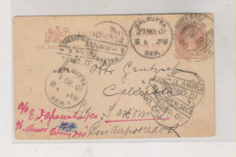 INDIA   Nice  Postal Stationery 1901 - Covers