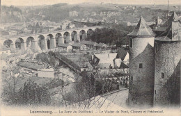 LUXEMBOURG - La Porte Du Pfaffental - Le Viaduc Du Nord, Clausen Et Fetchenhof - Carte Postale Ancienne - Luxemburgo - Ciudad