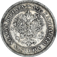 Monnaie, Finlande, Alexander II, 2 Markkaa, 1872, Helsinki, TTB, Argent, KM:7.2 - Finlandia