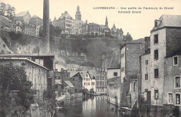 LUXEMBOURG - Une Partie Du Faubourg Du Grund - Carte Postale Ancienne - Luxemburg - Stadt