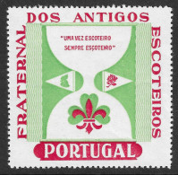 PORTUGAL Fraternal Antigos Escoteiros Anciens Scouts Fraternel Scoutisme Scouting Pfadfinder Scouts VIGNETTE CINDERELLA  - Neufs