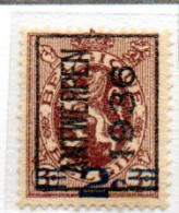 Préo Typo N°  298A - Typo Precancels 1929-37 (Heraldic Lion)