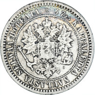 Monnaie, Finlande, Alexander II, 2 Markkaa, 1870, Helsinki, TB+, Argent, KM:7.1 - Finlandia