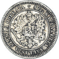 Monnaie, Finlande, Alexander II, 2 Markkaa, 1870, Helsinki, TTB, Argent, KM:7.1 - Finlandia