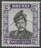 Brunei. 1952-58 Sultan Omar Ali Saifuddin. 12c Used. Mult Script CA. W/M SG 107 - Brunei (...-1984)