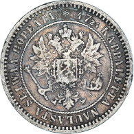 Monnaie, Finlande, Alexander II, 2 Markkaa, 1870, Helsinki, TTB, Argent, KM:7.1 - Finlandia