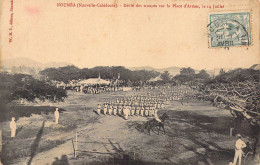 FRANCE - Nouvelle Calédonie - Nouméa - Défilé Des Troupes Sur La Places D'Armes, Le 14 Juillet - Carte Postale Ancienne - Nouvelle Calédonie