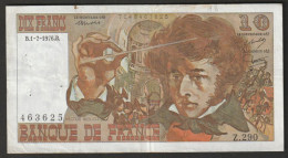 France - Billet De  10 Francs  Berlioz - B.1-7-1976 - N° 463625   Z.290 - 10 F 1972-1978 ''Berlioz''