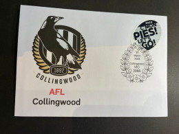 (3 Q 18 A) Australia AFL Team (2023) Commemorative Cover (for Sale From 27 March 2023) Collingwood Magpies - Brieven En Documenten