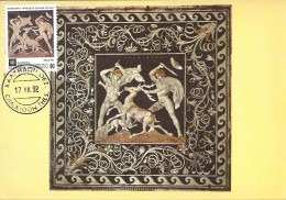 GRECE - CARTE MAXIMUM - Yvert N° 1797 - Les CHASSEURS De CERF - MOSAÏQUE - Maximum Cards & Covers