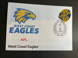 (3 Q 18 A) Australia AFL Team (2023) Commemorative Cover (for Sale From 27 March 2023) West Coast Eagle (Perth) - Briefe U. Dokumente