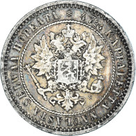 Monnaie, Finlande, Alexander II, 2 Markkaa, 1870, Helsinki, TTB, Argent, KM:7.1 - Finlandia