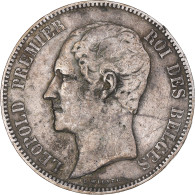 Monnaie, Belgique, Leopold I, 5 Francs, 5 Frank, 1849, Bruxelles, TB+, Argent - 5 Francs