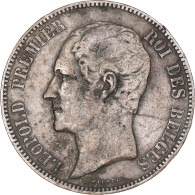 Monnaie, Belgique, Leopold I, 5 Francs, 5 Frank, 1849, Bruxelles, TB+, Argent - 5 Frank