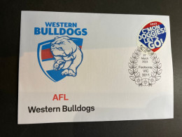 (3 Q 18 A) Australia AFL Team (2023) Commemorative Cover (for Sale From 27 March 2023) Western Bulldog (Melbourne) - Lettres & Documents