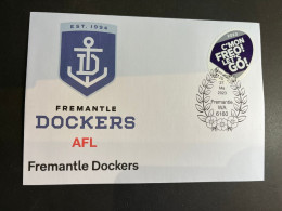(3 Q 18 A) Australia AFL Team (2023) Commemorative Cover (for Sale From 27 March 2023) Fremantle Dockers - Lettres & Documents