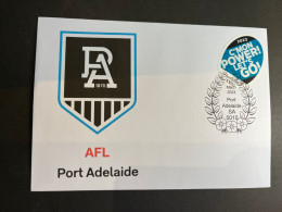 (3 Q 18 A) Australia AFL Team (2023) Commemorative Cover (for Sale From 27 March 2023) Port Adelaide Football Club - Brieven En Documenten