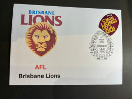 (3 Q 18 A) Australia AFL Team (2023) Commemorative Cover (for Sale From 27 March 2023) Brisbane Loins - Lettres & Documents