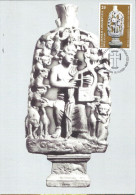 GRECE - CARTE MAXIMUM - Yvert N° 2039 - SCULPTURE - ORPHEE-CHRIST - Cartoline Maximum