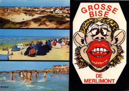 Merlimont       Vue Generale Sur Les Dunes - La Plage - Le Bain - Autres & Non Classés