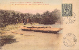 FRANCE - Nouvelle Calédonie - Pirogue Canaque A Balancier - Tribu De Baoum - Carte Postale Ancienne - Nouvelle Calédonie