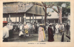 FRANCE - Polynésie Française - Papeete - Le Marche - Carte Postale Ancienne - Polynésie Française