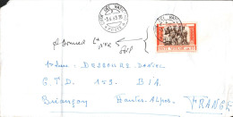 VATICAN SEUL SUR LETTRE POUR LA FRANCE 1963 - Briefe U. Dokumente