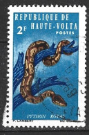 HAUTE-VOLTA. N°161 Oblitéré De 1966. Python. - Serpents