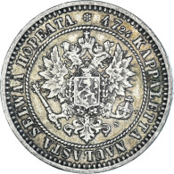 Monnaie, Finlande, Alexander II, 2 Markkaa, 1870, Helsinki, TTB, Argent, KM:7.1 - Finlandia