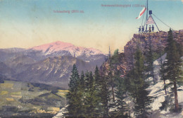 CPA SCHNEEBERG MOUNTAIN- PANORAMA, VALLEY, LOOKOUT - Schneeberggebiet