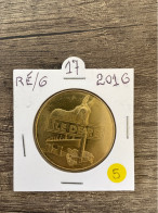 Monnaie De Paris Jeton Touristique - 17 - Île De Ré 2016 - 2016