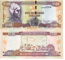 Jamaica  P-85 500 Dollars  2021 UNC - Giamaica