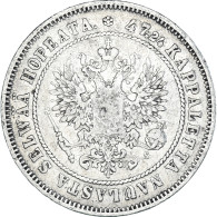 Monnaie, Finlande, Alexander II, 2 Markkaa, 1874, Helsinki, TB+, Argent, KM:7.2 - Finlandia