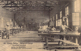 CONGO BELGE - Elisabethville - Atelier De Menuiserie - Carte Postale Ancienne - Congo Belge