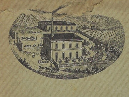 Circa 1895  SUPERBE ENTETE VINS SPIRITUEUX ARMAGNACS EAUX DE VIE A.Rozières Tournon D’Agenais  Lot Et Garonne - 1800 – 1899