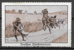 OLD ORIGINAL  GERMANY DEUTSCHER PFADFINDERBUND Scouting Pfadfinder Scouts Reklamemarke Poster Stamp VIGNETTE CINDERELLA  - Unused Stamps