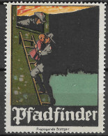   Old Original GERMANY DEUTSCHE  Scouting Pfadfinder Scouts Reklamemarke Poster Stamp VIGNETTE CINDERELLA  - Neufs