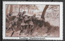 OLD ORIGINAL  GERMANY DEUTSCHER PFADFINDERBUND Scouting Pfadfinder Scouts Reklamemarke Poster Stamp VIGNETTE CINDERELLA  - Ongebruikt